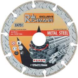 Disc diamantat segmentat, metal, taiere uscata, 125x1.4 mm, Richmann Exclusive MART-C4751