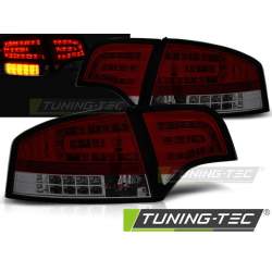 Stopuri LED compatibile cu Audi A4 B7 11.04-03.08 SEDAN Rosu Fumuriu LED KTX3-LDAUG8