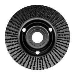Disc circular slefuit, modelat, raspel, pentru lemn, plastic, cauciuc, beton celular, gradatie III, 125x22.2 mm, Dedra MART-F692003