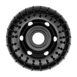 Disc circular slefuit, modelat, raspel, pentru lemn, plastic, cauciuc, beton celular, radial, convex, 120x22.2 mm, Dedra MART-F692034
