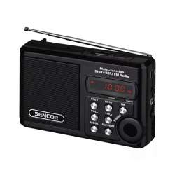 Radio portabil FM, antena telescopica, 2W, USB, MicroSD, Intrare audio Jack 3.5 mm FMG-LCH-S-SRD215B