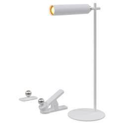 Lamp de birou cu acumulator si suport magnetic, Alb, Metal, 4000K, 300 lm, 130 x 350 mm FMG-ELP-SKU-23041