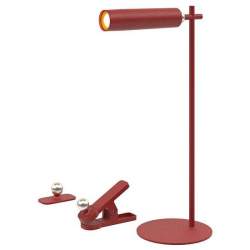 Lamp de birou cu acumulator si suport magnetic, Rosu, Metal, 4000K, 300 lm, 130 x 350 mm FMG-ELP-SKU-23043