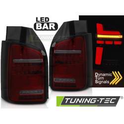 Stopuri LED LED BAR TAIL LIGHTS Rosu Fumuriu SEQ VW T5 10-15 KTX3-LDVWO7