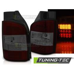 Stopuri LED compatibile cu VW T5 04.03-09 Rosu Fumuriu LED TRASNPORTER KTX3-LDVWK7