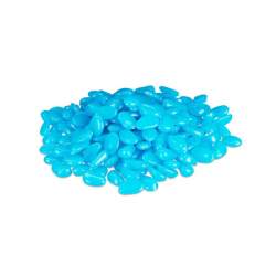 Pietre de gradina, fosforescente, albastre, set 100 buc MART-DOS2705B