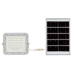 Proiector led cu incarcare solara 10 W, 800 lm, 6400K, IP65, Aluminiu, Alb FMG-ELP-SKU-7841
