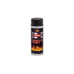 Spray negru  vopsea rezistent termic profesional universal +800°C 400ml MALE-20843