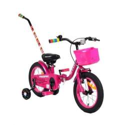 Bicicleta cu maner Byox Freespirit Pink 14 inch MAKS-807