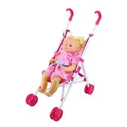 Carucior sport cu papusa Baby Lovely MAKS-222
