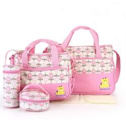 Geanta pentru mamici Mama Bag Emilia Pink MAKS-236