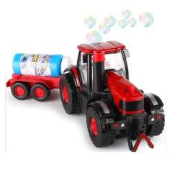 Jucarie de Facut Baloane de Sapun pentru Copii Tractoras cu remorca MAKS-458