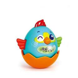 Jucarie interactiva pentru copii Gossip Bird bleu - Hola Toys MAKS-995
