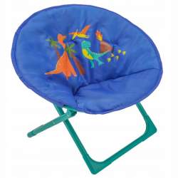Scaun pliabil pentru camping, gradina, copii, Jumi, albastru, max 35 kg, 50x28x50 cm MART-OM-258624