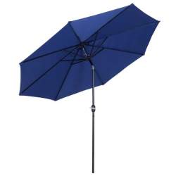 Umbrela gradina/terasa, cu inclinatie, manivela, albastru, 300 cm MART-AR137031