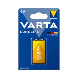 Baterie alcalina Varta Longlife, 9 V, 6LP3146 FMG-LCH-BAT0245