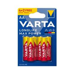 Set 6 baterii Varta Max Power, LR06, AA FMG-LCH-VAR-4706-6