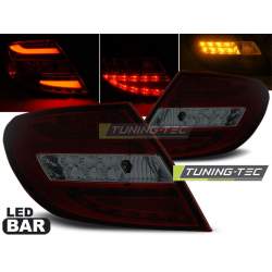 Stopuri LED compatibile cu Mercedes C-CLASS W204 SEDAN 07-10 Rosu Fumuriu LED BAR KTX3-LDME69