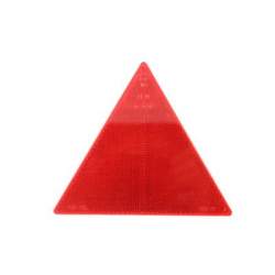 Catadioptru reflectorizant triunghi BestAutoVest, culoare rosu, fixare cu 2 suruburi, inaltime 130 mm , 1 buc. Kft Auto