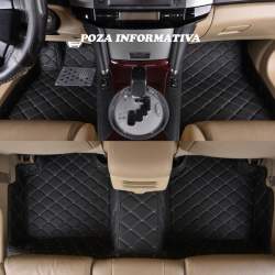 Covorase auto LUX PIELE 5D BMW X5 F15 2014-> ( 5D-019 cusatura bej ) ManiaCars