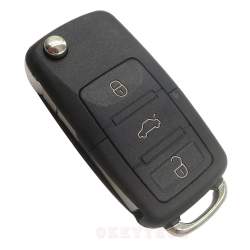 Carcasa cheie auto briceag cu 3 butoane fara suport baterie VW-189, compatibila Volkswagen, Seat, Skoda AllCars