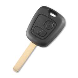 Carcasa cheie auto cu 2 butoane si lamela laser, compatibila Peugeot PE-126 AllCars