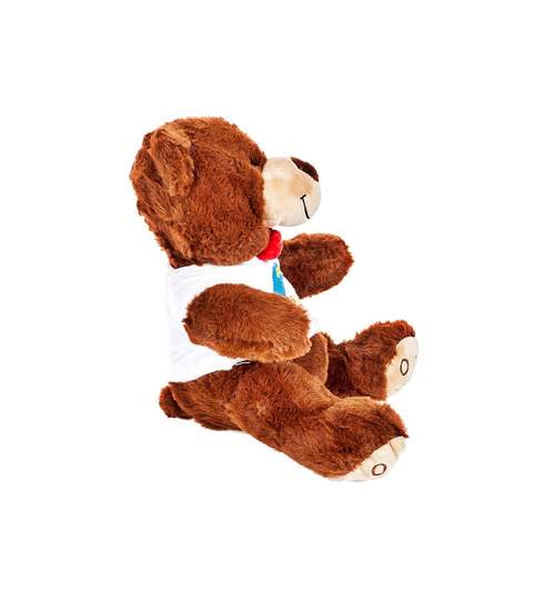 Ursulet de Plus Teddy Bear cu Papion, Inaltime 23cm