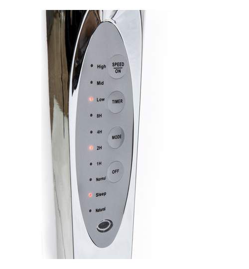 Ventilator Metalic cu Picior Camry, 3 Viteze, Diametru 40cm, Putere 190W, Inaltime Reglabila, Oscilare, Timer, Gri/Negru