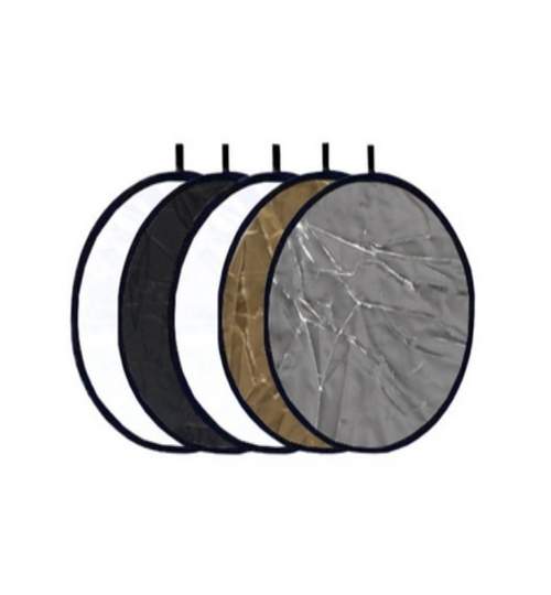 Set 5 Blende Foto Rotunde de Reflexie/Difuzie cu Difuzor, Diametru 60cm, Diverse Culori