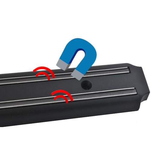 Bara magnetica - suport ustensile bucatarie, depozit sau garaj, lungime 32.5 cm