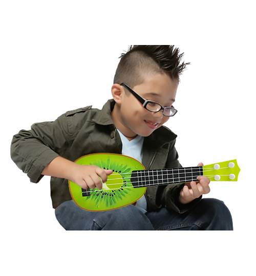 Chitara pentru copii tip fruct Kiwi, culoare Verde