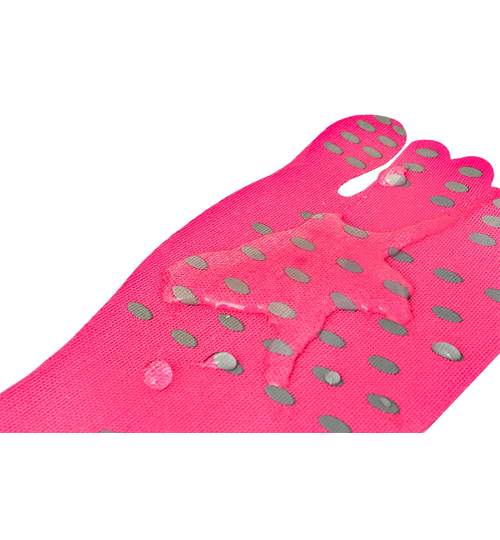 Set talpi autoadezive impermeabile pentru protectie plaja sau piscina, culoare Roz, marime XL
