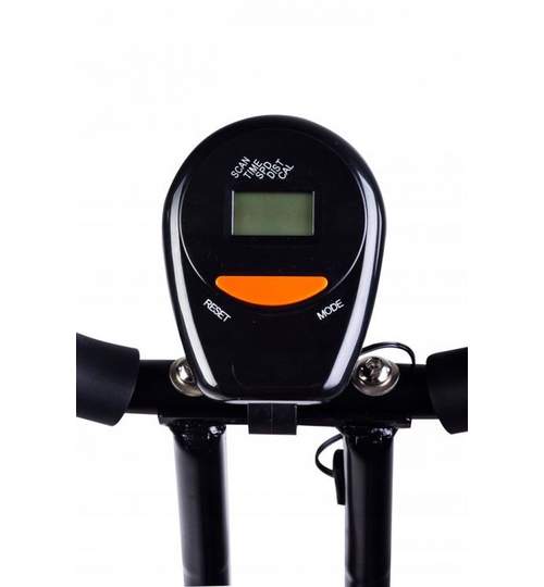 

Bicicleta pentru Fitness Reglabila, Pliabila cu Afisaj LCD Diferite Valori, Capacitate 120kg, Culoare Orange