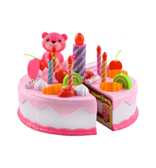 Set pentru copii cu tort, fursecuri si accesorii pentru sarbatorit aniversari sau petreceri