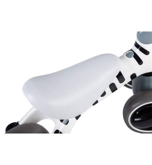 Tricicleta model Zebra, pentru copii, culoare alb