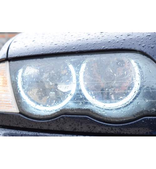 Angel Eyes SMD compatibil BMW seria 3 E46 far fara lupa ManiaCars