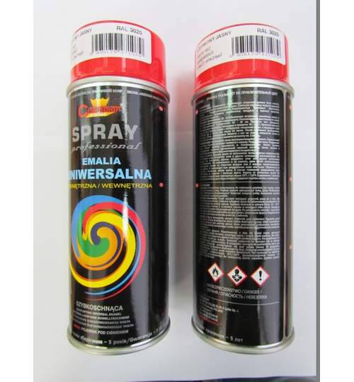 Spray vopsea Profesional CHAMPION RAL 3020 Rosu 400ml ManiaCars