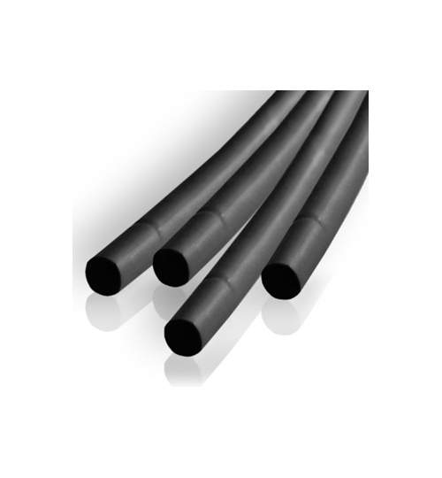 Tub negru varnis termocontractabil 3.0 mm, 200 m / rola ManiaCars
