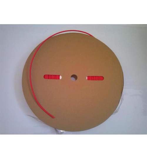 Tub rosu varnis termocontractabil 10.0 mm, 100 m / rola ManiaCars