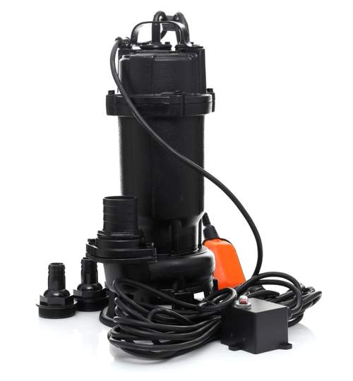 Pompa Submersibila Tagred cu Plutitor, Cutit si Tocator pentru Apa Murdara, Fose Septice, Putere 3050W, Debit 29000L/H