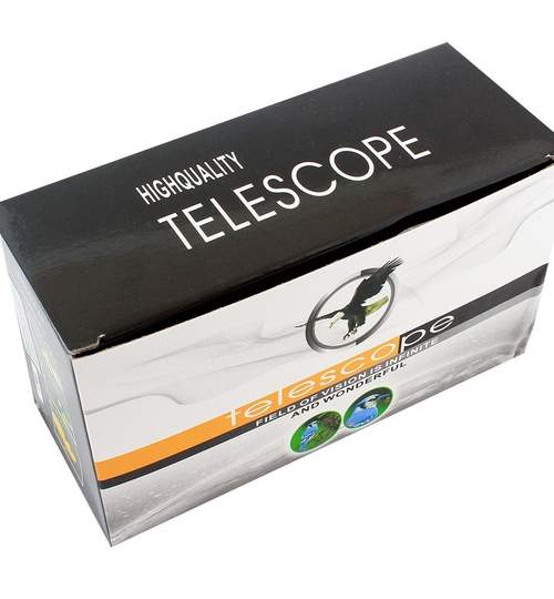 Lentila Telescop Portabil cu Suport Trepied pentru Telefon, Marire 10x