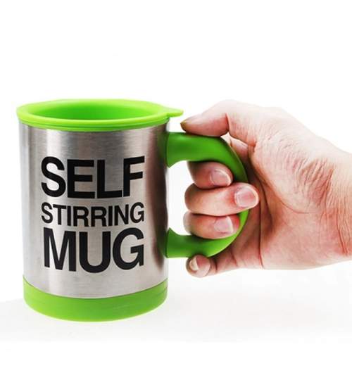 
Cana Self Stirring Mug, culoare verde