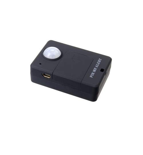 Senzor de prezenta spion Mini Wireless PIR MP.Alert Alarm Anti-hoti cu detectie miscare si alerta GSM Dual Band