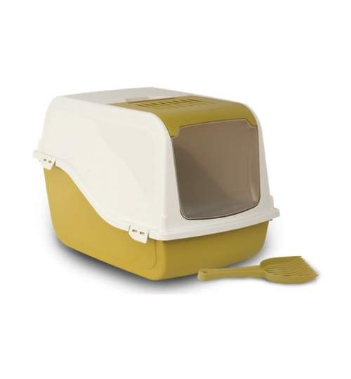 Litiera Ariel TOP FREE Mustard 57 X 39 X 38 cm cu lopatica si filtru anti miros Pet Star