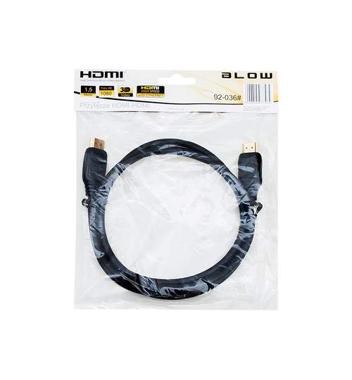 Cablu Video Blow, HDMI High Speed, Lungime 1.5m