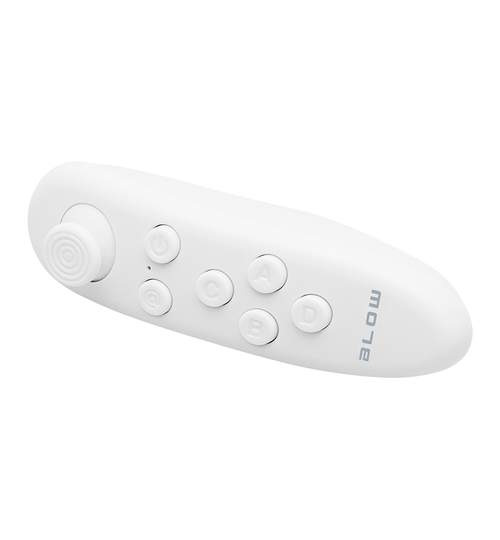 Telecomanda bluetooth tip joystick pentru telefon, Smart TV, sau ochelari VR, raza actiune 10m, culoare alb