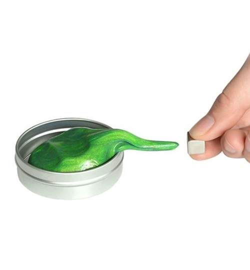Plastilina inteligenta cu magnet din neodim inclus, culoare verde