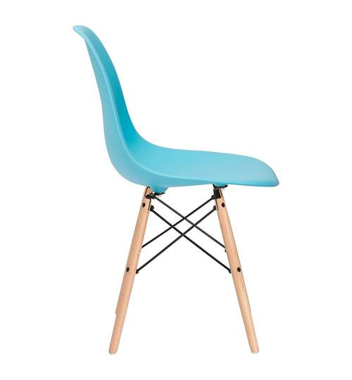 Set 2 scaune moderne pentru living sau bucatarie Milano, 120kg, albastru, set 2 bucati