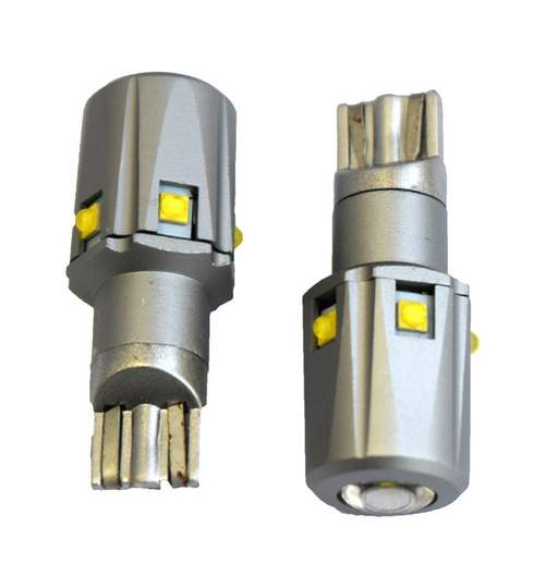 Becuri CANBUS T10 cu 6 SMD 2525, 6W, 12V Mall
