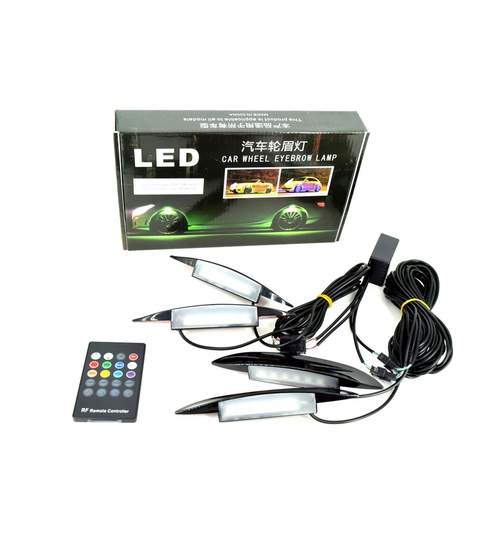 KIT lumina aripa LED SMD RGB cu telecomanda cod BO4A 12V Mall
